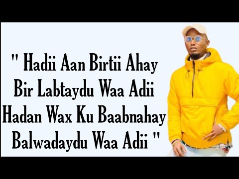ALI IID HEES CUSUB BIRLAB LYRICS 2021 ALI IID HEES CUSUB BIRLAB LYRICS 2021