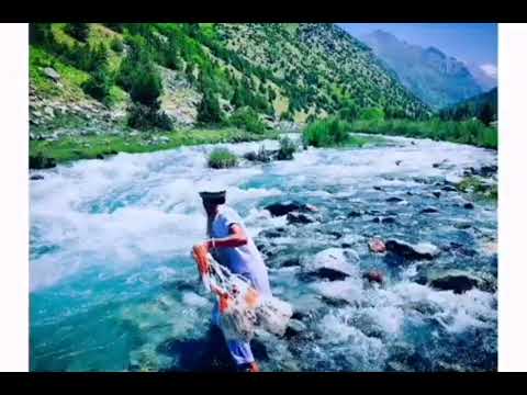 آهنگ استاد نازکمیر خوستی در وصف اندراب با کلیپ از مناظر زیبایی اندراب ها