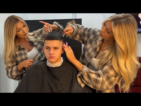ASMR Twin Haircut Precision Symmetry DoubleCut Barbershop