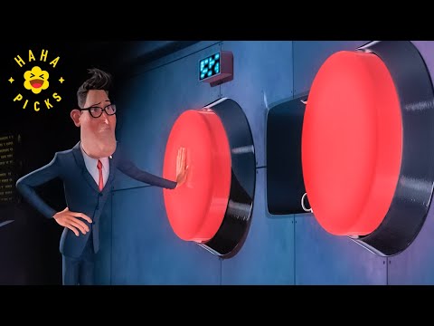 The President Almost Hits The WRONG Red Button Full Scene Monsters Vs Aliens
