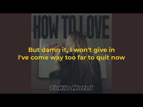 Tokio Hotel How To Love Instrumental With Backing Voacals