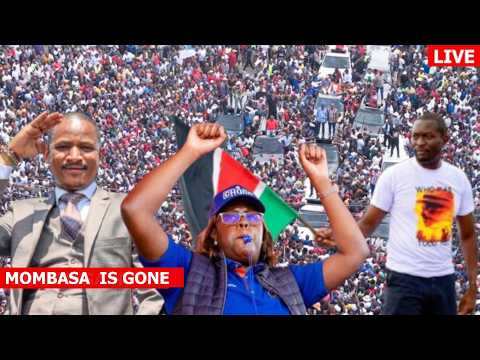 LIVE SIFUNA BABU OWINO ORENGO MEGA RALLY IN MOMBASA TO DESTROY RUTO DAYS AFTER WINNIE ODITCHED THEM