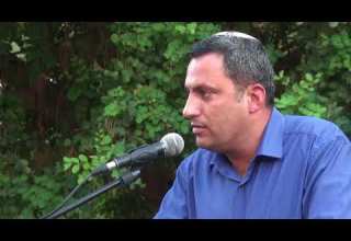 7 אלון דוידי ראש עריית שדרות עצרת תמיכה במשפחת גולדין