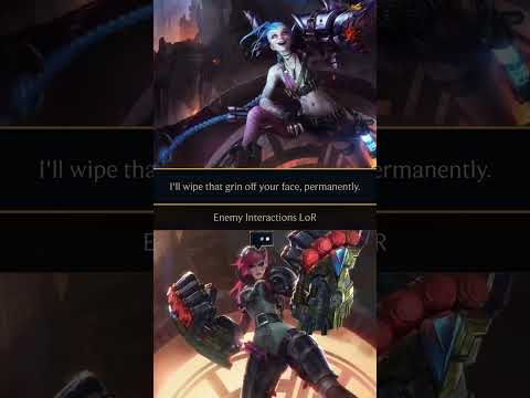 Jinx Vi Interactions LoR LoL