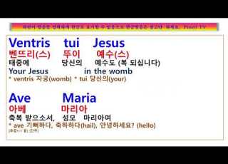 Ave Maria Franz Schubert 가사 해석 Andre Rieu Mirusia 아베 마리아 노래 라틴어 버전 성모 마리아 성모송 팝송풀이 노래방