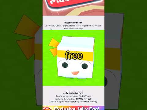 HOW To Get A FREE Huge BIG MASKOT Roblox Petsimulator