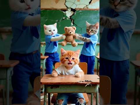 سرقوا دبدوب القط مياو وكس روا قلبه شوفوا النهاية فر حته إزاي Shorts Cat Ai Sad