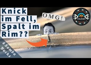 Samba Trommel Hat Falte Im Fell Und Spalt Im Aluring Kalango Com SambaHacks