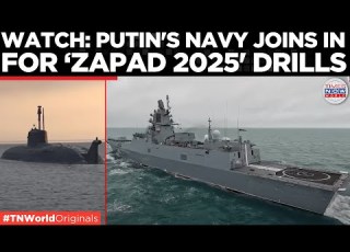 Watch Putin S Navy Bolsters Zapad 2025 Drills Near NATO Borders Times Now World