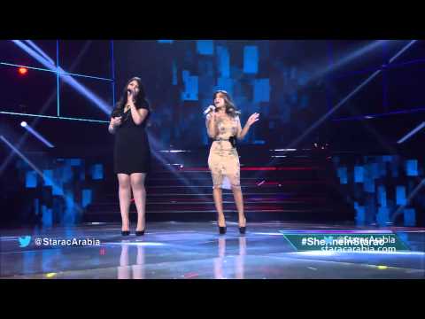 شيرين عبد الوهاب وشيرين يحيى من مصر داء سيطرة في البرايم 2 من ستار اكاديمي 10