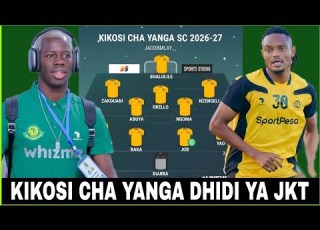  LIVE KOCHA MANQOBA ATANGAZA MUDA HUU MABADIRIKO YA KIKOSI CHA YANGA KINACHOANZA LEO DHIDI YA JKT