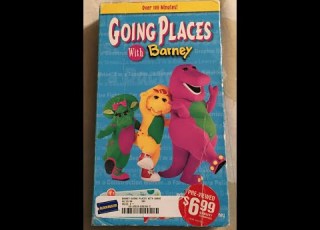 Going Places With Barney 2002 VHS