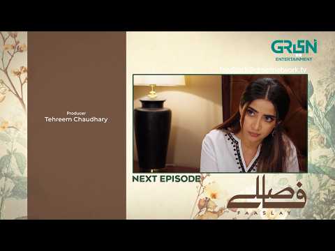 Faaslay Episode 28 Teaser 1st February 2026 Ali Ansari Saboor Aly Green TV Entertainment