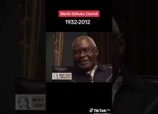  Hon Martin Shikuku Speaks Martinshikuku Swahili Nairobi Kenya