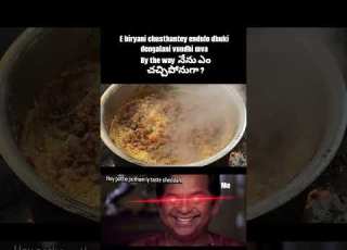  E Biryani Chusthantey Endulo Dhuki Dengalani Vundhi Mva Famouse Comedyreels Youtubeshorts