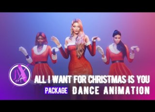  Mariah Carey All I Want For Christmas Is You Dance Animation DOWNLOAD THE SIMS 4