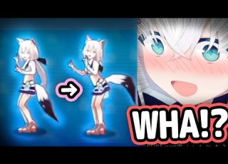 Fubuki S Cute Wiggle Dance In Game Caught The Real Fubuki Off Guard Hololive