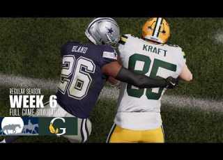  Cowboys Vs Packers 2026 Season Week 6 Madden NFL 26 Simulation