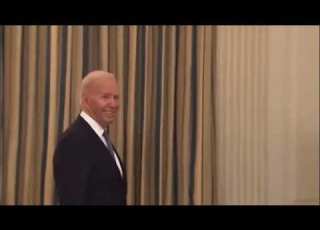  Joe Biden Leaves And Smiles To The Sound Of Linkin Park