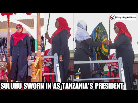 Samia Suluhu Hassan Sworn In As First Female President Of Tanzania After Anti Election Protests