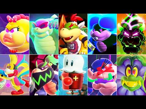 Super Mario Bros Wonder DLC All Bosses No Damage