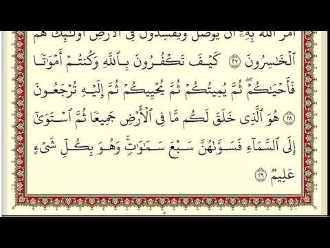 صلاح الجمل سورة البقرة كاملة مكتوبة HD