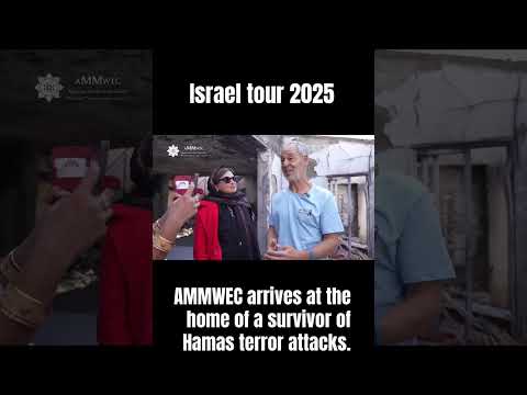 Israel Tour 2025 AMMWEC Arrives At The Home Of A Survivor Of Hamas Terror Attackes