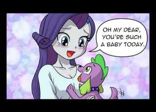 MLP COMIC DUB Rarity And The Lil Pup Comedy Equestria Girls Wubcake