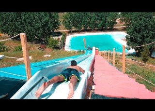  تزحلقت من اطول زحليقه بالعالم اغرب تجربه فلوق 68