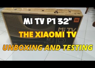 Mi TV P1 32 Unboxing Setup And Testing
