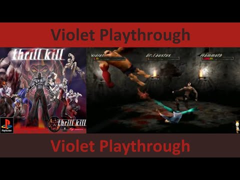Thrill Kill PS1 Violet Playthrough