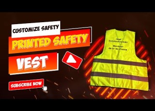 Customize Your Safety Printed Safety Vest