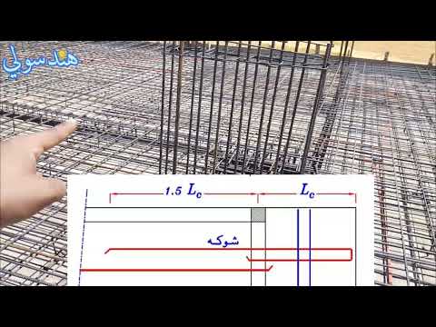 تسليح وفائدة شوكة البلكونة أو الكابولي في السقف