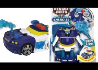 Playskool Heroes Transformers Rescue Bots Energize Chase The Police Bot Figure