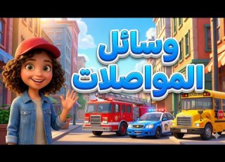 سارة ووسائل المواصلات تعلم أصوات السيارات والمركبات للأطفال كرتون تعليمي