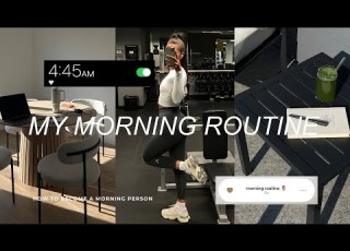 5AM REALISTIC MORNING ROUTINE Early Morning Hacks Healthy Habits Staying Motivated From Home