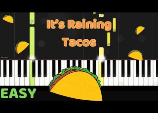 It S Raining Tacos On Piano Easy Piano Tutorial By Tunes With Tina
