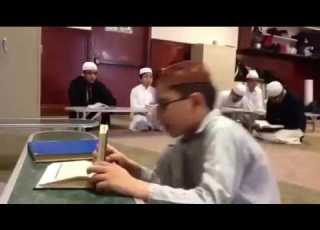  قراءة حجازية محبره للقارئ عاصم بني خالد على شيخة غازي هاشم وتقليد للشيخ محمد أيوب رحمه الله