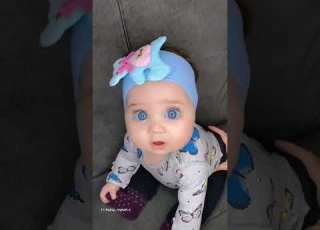 Blue Eyes Baby Girl دختر چشم آبی Blueeyes Baby Babygirl Sweetbaby Prettygirl Girl Newborn