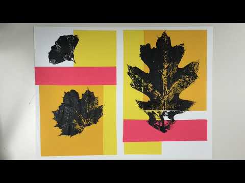 KWAG Family Sunday Fall Inspired Leaf Printmaking Activity