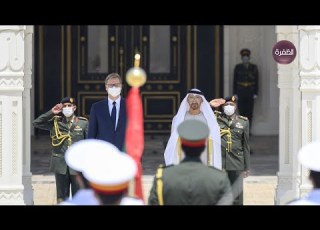 صاحب السمو الشيخ محمد بن زايد آل نهيان رئيس الدولة حفظه الله يستقبل رئيس صربيا