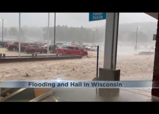 Flash Flooding And Hail In Wausau Area