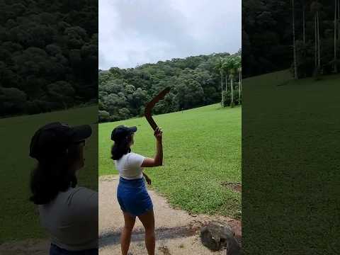 Boomerang Bliss Watch This Girl S Incredible Throwing Skills Shorts Travel Boomerang Australia