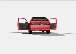 Renault 19 16s 1990 3D Model