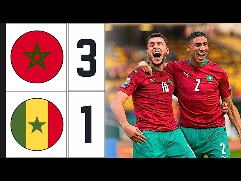 من الذاكرة المغرب 3 1 السنغال المنتخب المغربي تحت قيادة المدرب حاليلوزيتش النتيجة الأداء