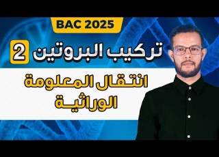 درس انتقال المعلومة الوراثية علوم ثالثة ثانوي وحدة تركيب الب باك 2025