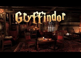 Study In Gryffindor Common Room HP Asmr Ambience Magic Spells Page Turning Crackling Fire More
