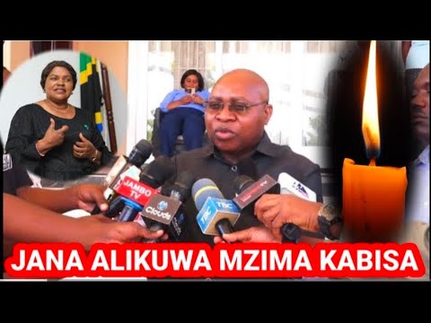 NDUMBARO ASIMULIA DAKIKA ZA MWISHO KIFO CHA JENISTA MHAGAMA JANA HALI YAKE ILIKUWA NZURI TU
