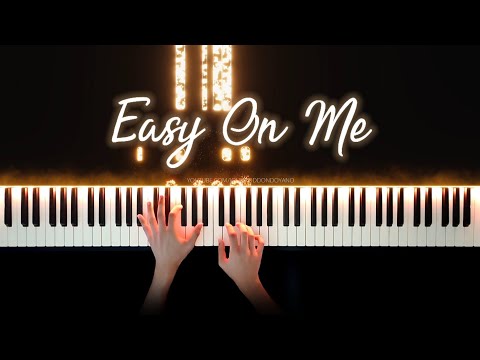 Adele Easy On Me Piano Cover With Strings With Lyrics PIANO SHEET