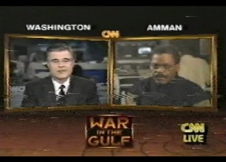 CNN Gulf War Evening Coverage January 18 1991